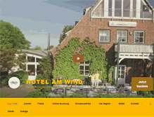 Tablet Screenshot of hotel-am-wind.de